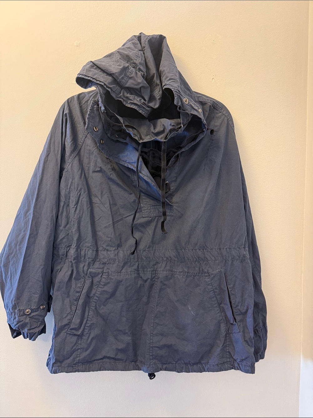 Casual Hooded Utility Jacket — Dusty Blue